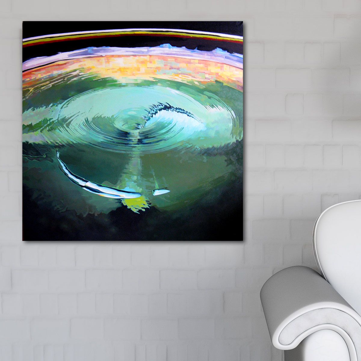 Event Horizon - 40 x 40cm Canvas Print